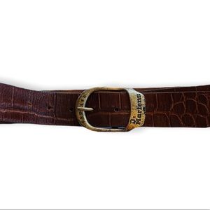 dr martens cherry red belt